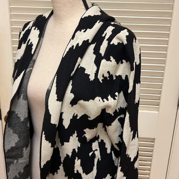 Rain + Rose Hooded Cardigan in Mocha Multi, Size Large, NWT - Picture 10 of 17